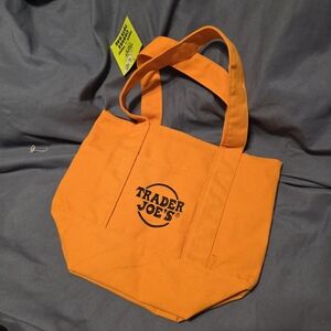 Orange Trader Joe's Tote Bag